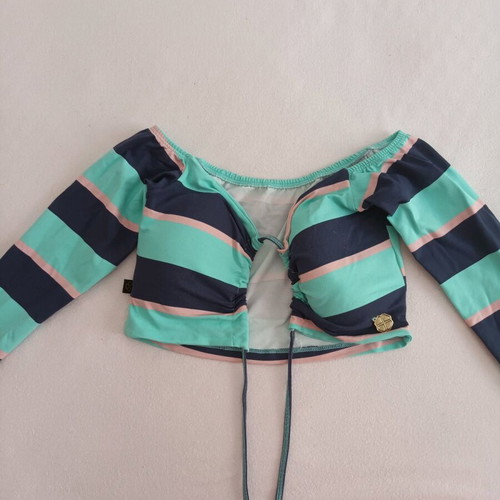 Long-sleeve Bustier by Lydia Creations like new, multicolor, size S