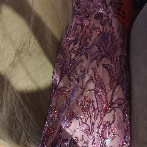Shein maxi sequin dress new, purple, size S