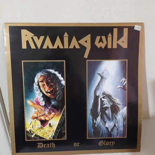 Running Wild Death Or Glory LP used, heavy metal