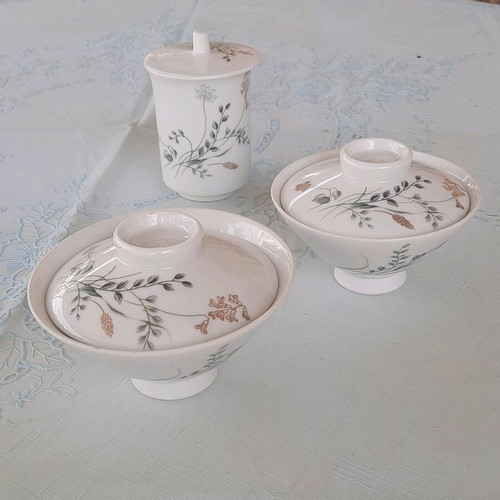 Noritake Japanese food set used, 3 pieces