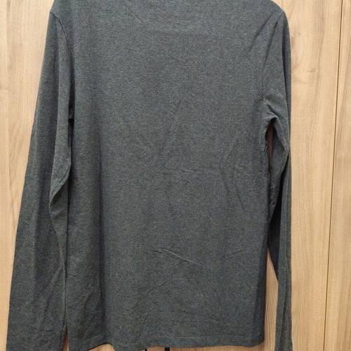 Zara Essentials Super Slim Fit long sleeve shirt, grey, M
