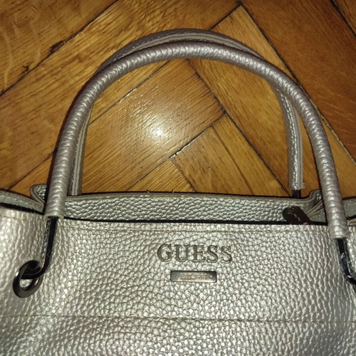 Guess shoulder bag grey used, original