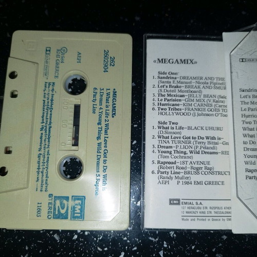 Megamix 80 cassette tape used in very good condition