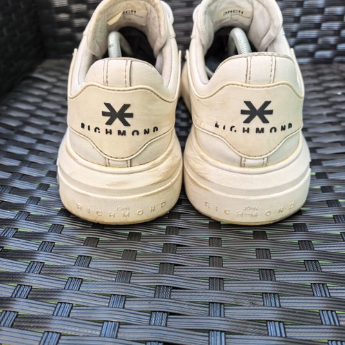John Richmond white sports shoes used, size 41