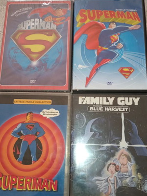 Ταινίες DVD μεταχειρισμένες, κινούμενα σχέδια, 3 Superman