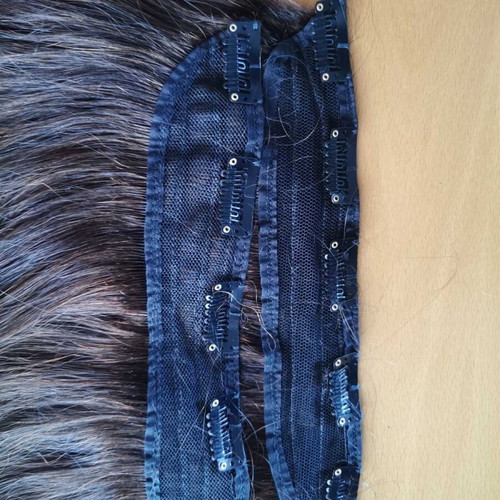 Hair Wefts 2 pieces natural brown color like new