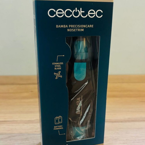 Cecotec Bamba NoseTrim new, sealed, battery powered with stainless steel blade