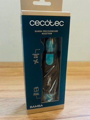Cecotec Bamba NoseTrim new, sealed, battery powered with stainless steel blade