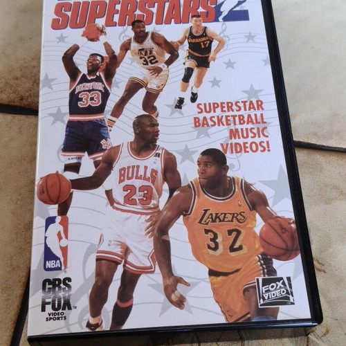 NBA Superstars 2 κασέτα VHS σαν καινούργιο, vintage 1992 μπάσκετ