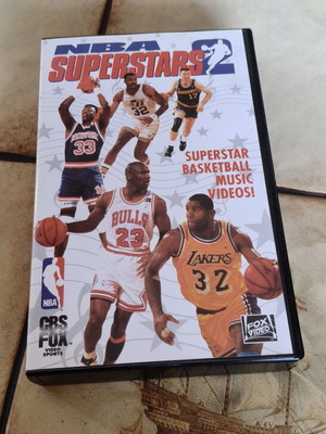 NBA Superstars 2 κασέτα VHS σαν καινούργιο, vintage 1992 μπάσκετ