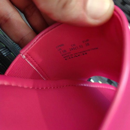 Coach Florence slippers new, size 38, pink