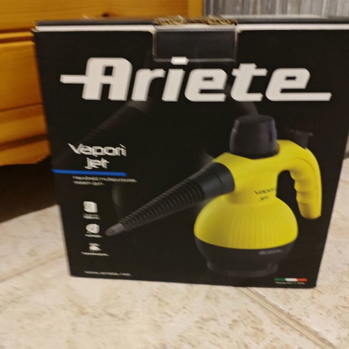 Ariete Vapori Jet steam cleaner like new, yellow