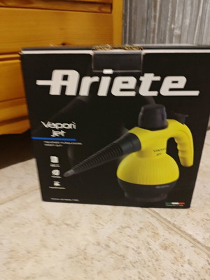 Ariete Vapori Jet steam cleaner like new, yellow