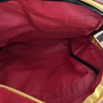 Children's backpack used, red color