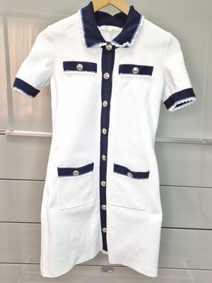 Maje dress like new, ivory, size S