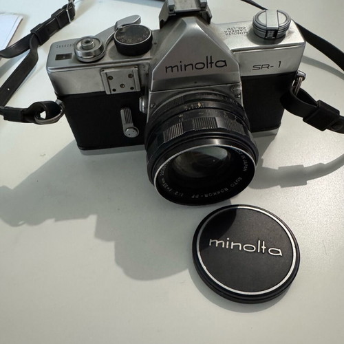 Minolta SR-1 camera used