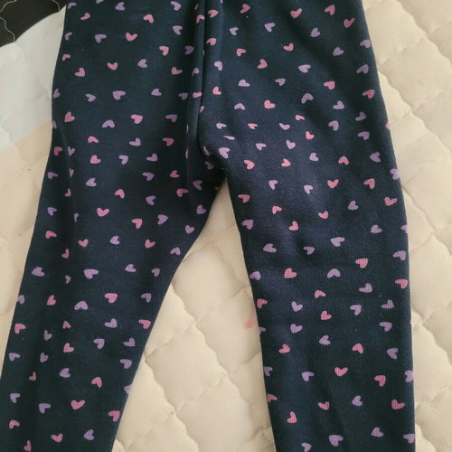Girls' set with blouse and leggings, like new, flash lining