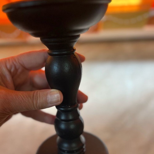 Candlestick new wooden German solid wood