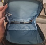 Children's hard backpack used with panda design