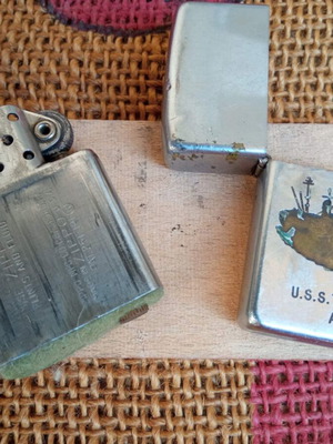 Zippo Vintage Lighter U.S.S. Tidewater AD-31