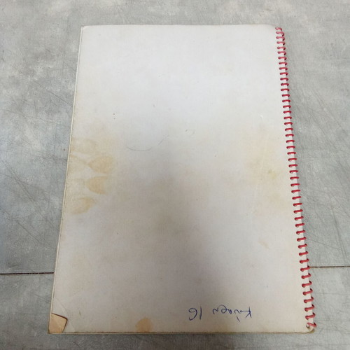 Weekly diary agenda 1968 vintage collectible used