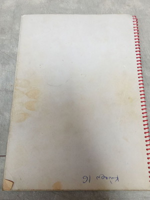 Weekly diary agenda 1968 vintage collectible used