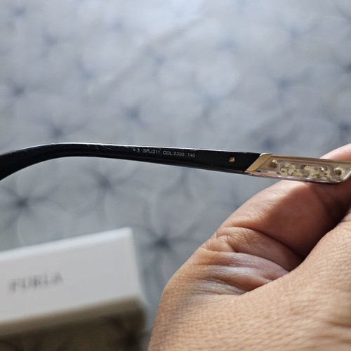 Furla sunglasses like new, black, modern design