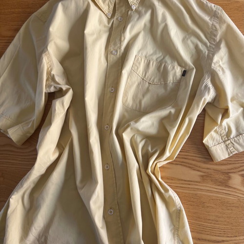 Marlboro Classics men's short-sleeve shirt 3XL, yellow, 100% cotton