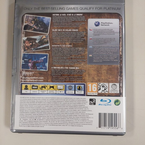 Uncharted 2 Among Thieves PS3 игра като нова, пълна