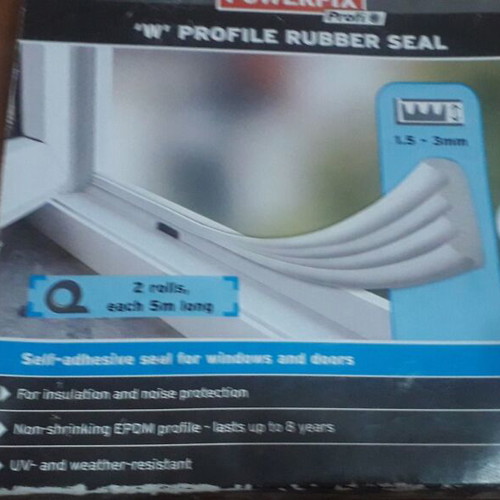 Self-adhesive sealing tape new, unused