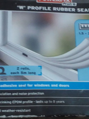 Self-adhesive sealing tape new, unused
