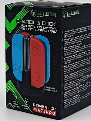 Σταθμός φόρτισης Battletron για Nintendo Switch Joy-Con έως 4 νέοι ελεγκτές