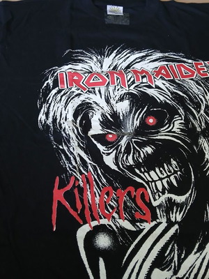 Iron Maiden Killers μπλουζάκι σε μαύρο, XL, old stock 20 years