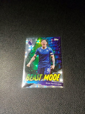 2025-2026 Topps Premier League Beast Mode Enzo Fernandez Chelsea FC card like new