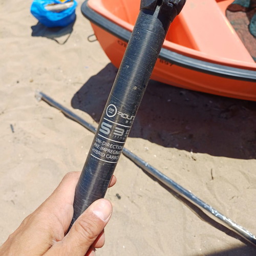 SUP paddles used carbon fiber set with blades and handles
