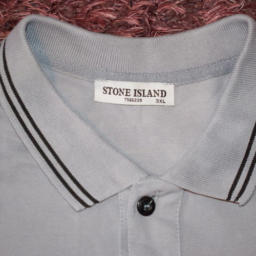 Stone Island polo shirt used, size XL, gray