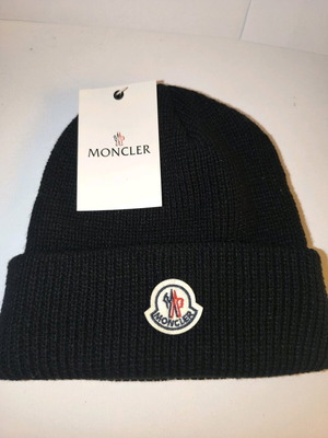 Moncler Beanie New Black One Size