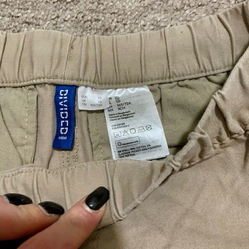 Boyfriend pants H&M like new, beige, XS-S