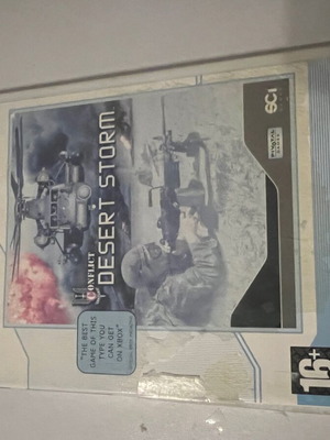 Xbox Desert Storm used with discoloration on cover