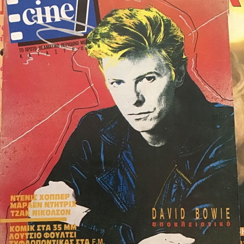 Cine 7 magazine used, David Bowie exclusive 1987 issue 5