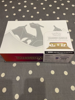 Pokemon TCG Sword & Shield Charizard Ultra Premium Collection box like new with extras