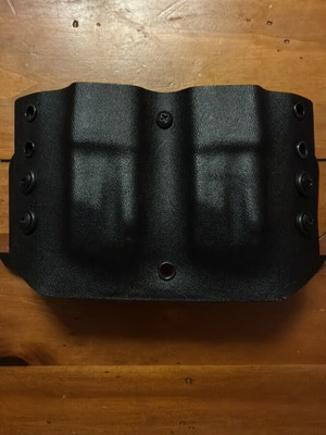 Double Open Type Magazine Holster made of Kydex like new