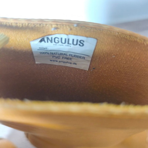 Angulus children's rain boots used, size 25, yellow