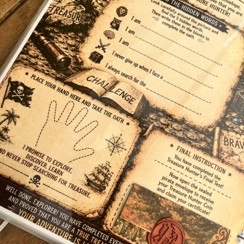 Escape Island interactive puzzle book for kids 9+ new