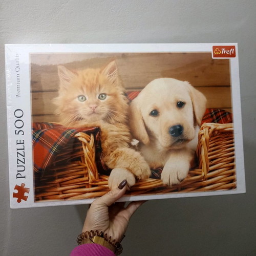 Trefl puzzle 500 pieces new with pet animals design