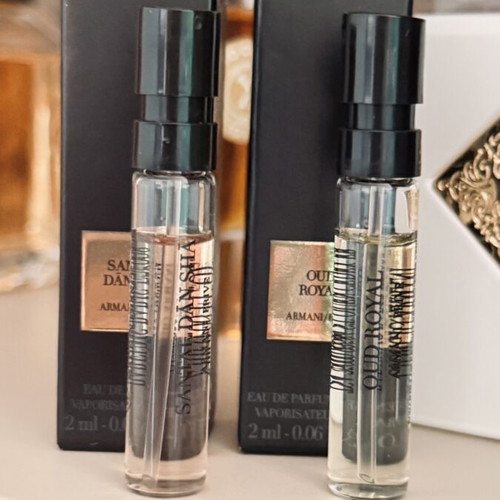 Armani Prive Santal Dan Sha and Oud Royal tester set 2x2ml new