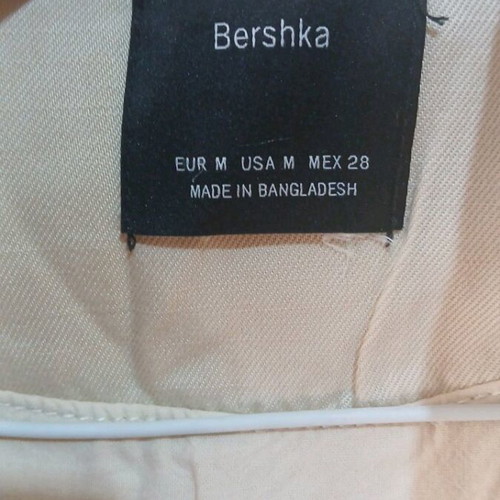 Bershka jacket beige size M like new