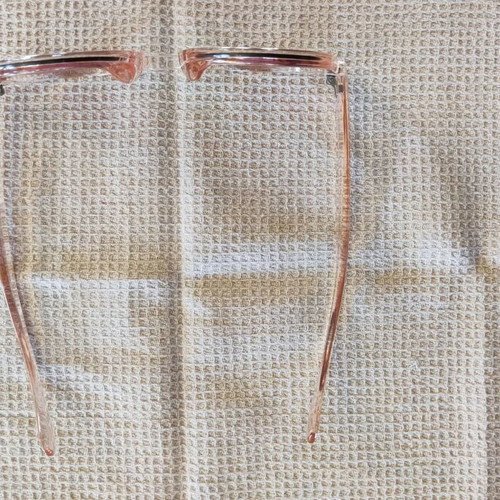 Solo-Solis NDL5549 sunglasses new, pink transparent frame