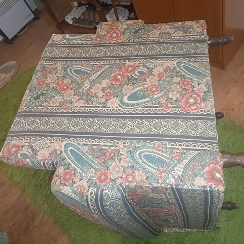 Vintage armchairs set of 2, restored with new foam and fabric