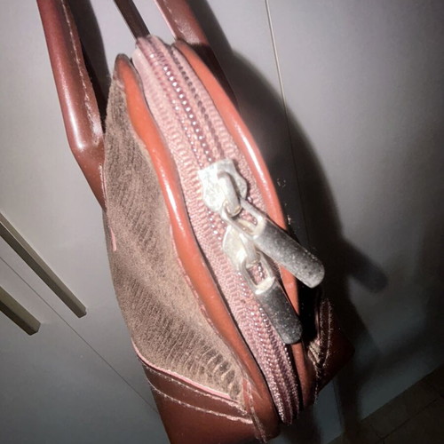 Vintage bag used, brown handbag
